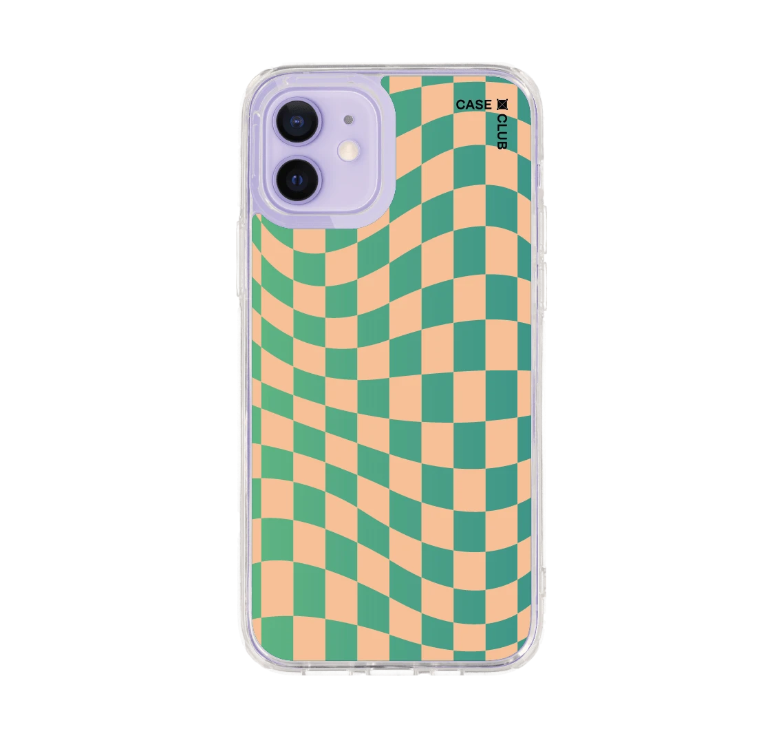 green gradient grid